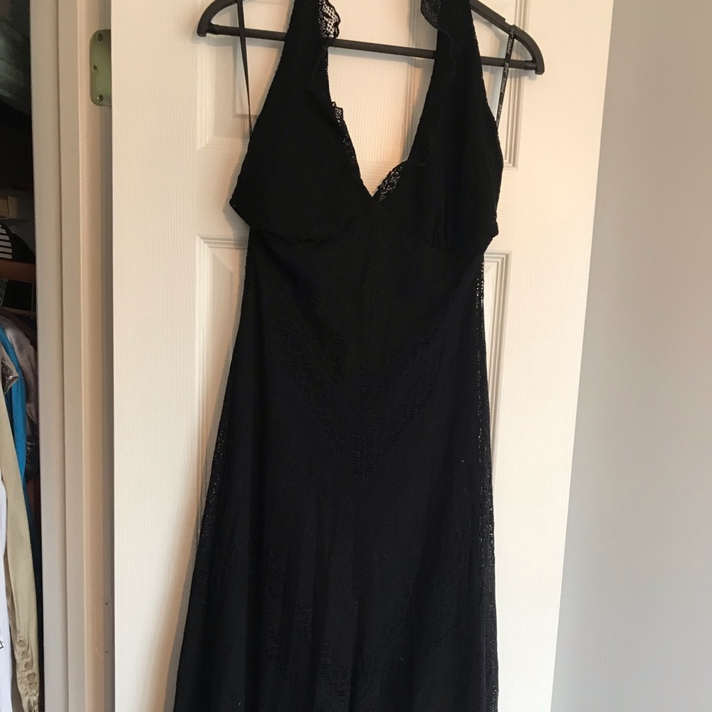 Knit halter dress